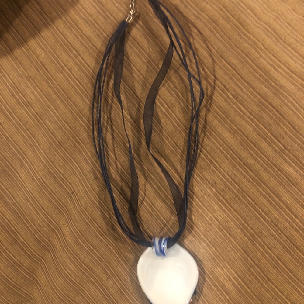 Custom blown Glass Necklace
